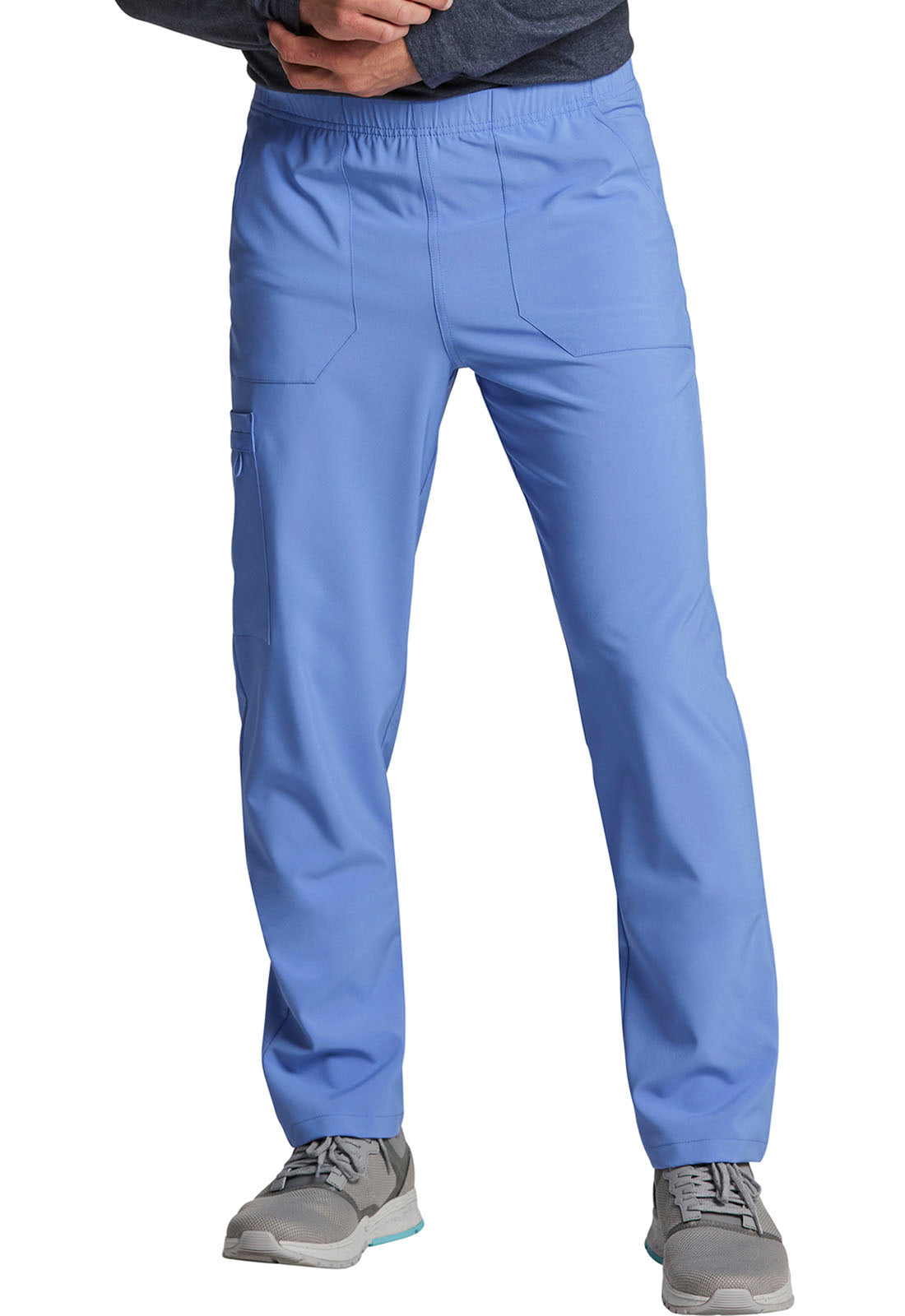 Unisex Unisex Natural Rise Tapered Leg Pant - Ciel